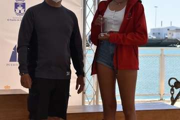 La teldense Enrichetta Bettini, subcampeona de España de Windsurf 2021/TA.